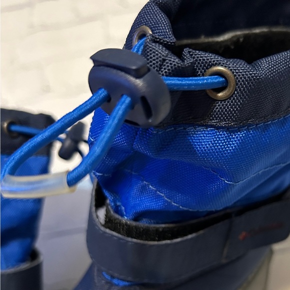 Columbia Waterproof Kids Snow Boots - Little Boys Size 11 Blue & Gray (EUC) - Picture 7 of 14